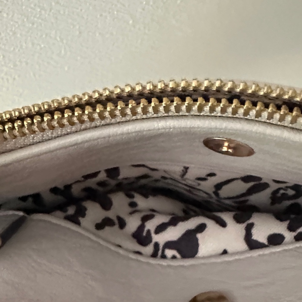 Jessica Simpson Light Gray Studded Crossbody Bag - Picture 5 of 7